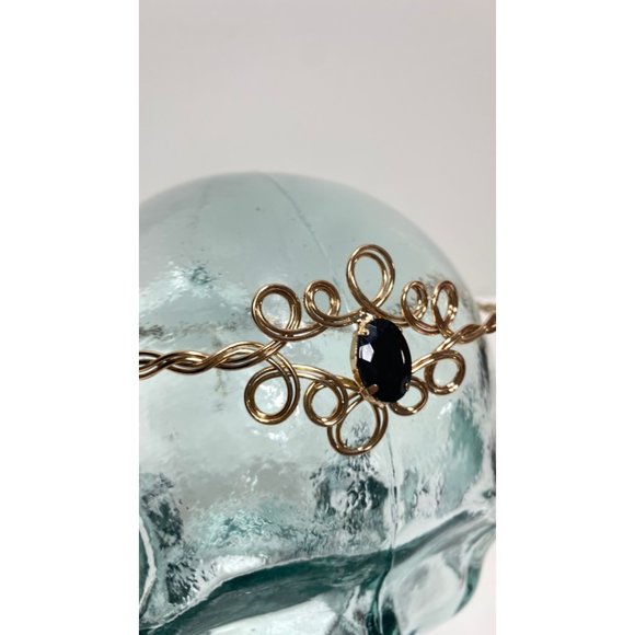 Costume Head Piece, Halloween Costume Accessory, Forehead Jewel, Princess costum - Picture 5 of 10